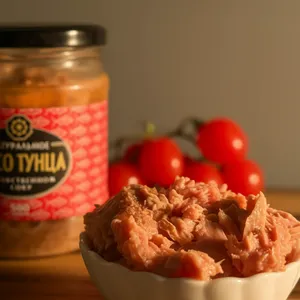 Мясо тунца натуральное в собственном соку (500 гр)