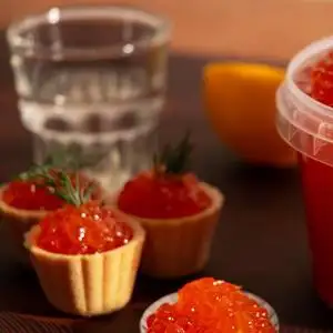 Икра Горбуши красная 200 гр / PREMIUM / Отборная / Зернистая / Не из замороженного сырья / свежий вылов