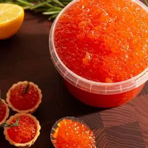 Икра Горбуши красная 200 гр / PREMIUM / Отборная / Зернистая / Не из замороженного сырья / свежий вылов