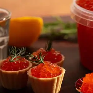 Икра Горбуши красная 200 гр / PREMIUM / Отборная / Зернистая / Не из замороженного сырья / свежий вылов