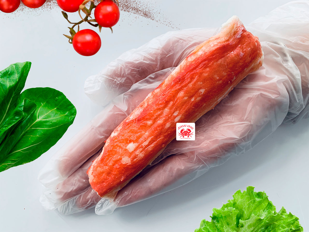 Первая фаланга Камчатского краба очищенная, средняя 9-12 см (мясо краба сухой заморозки) 0,5 кг
