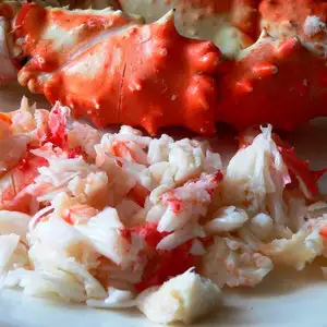 Мясо Камчатского краба салатное (крупно-кусковое) (вес)