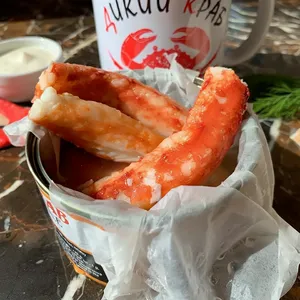 Мясо Камчатского краба в железной банке, в собственном соку, не мороженый, без консервантов (240 гр.)